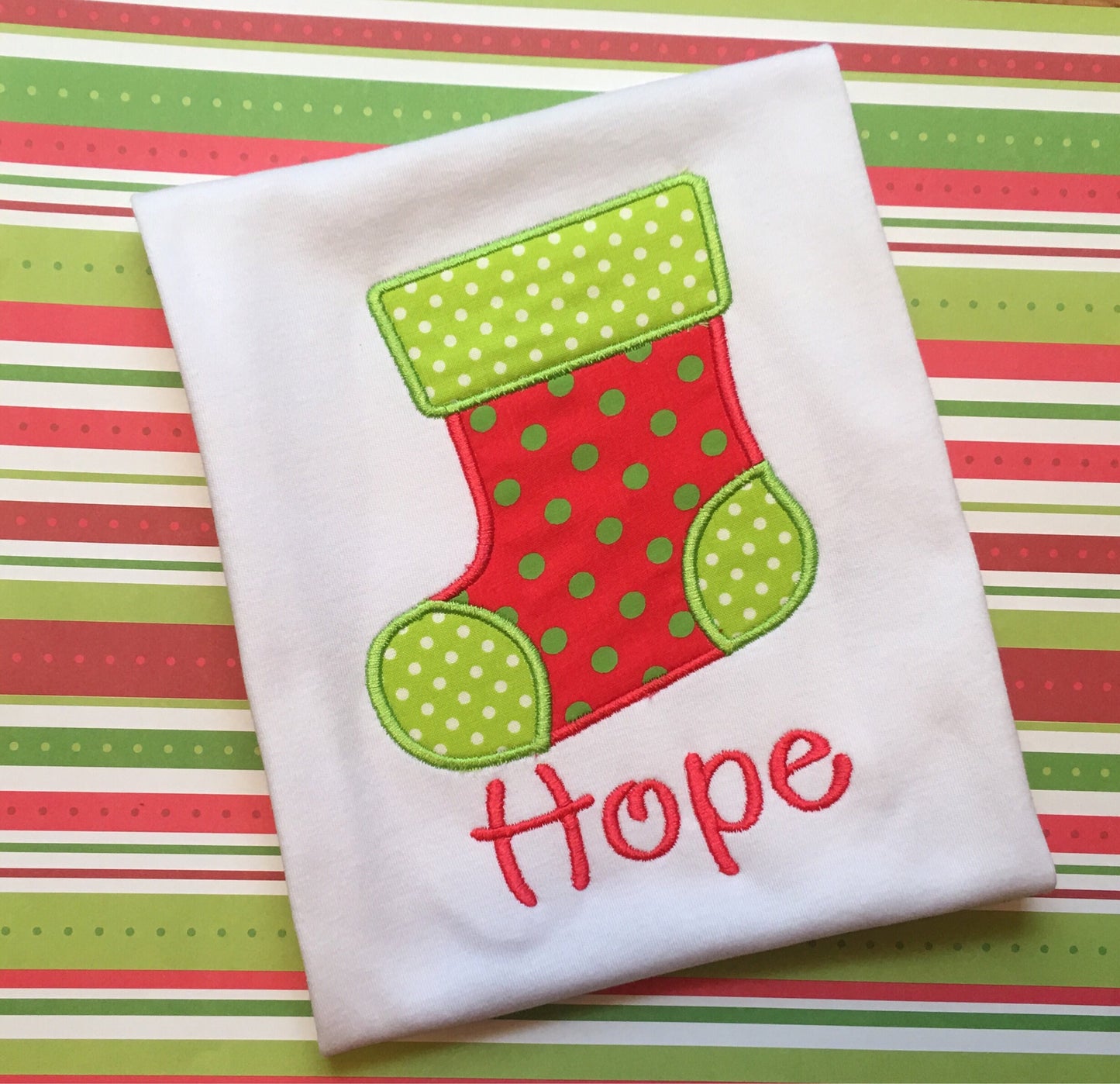 Girls Christmas shirt, personalized christmas shirt, monogrammed christmas shirt, christmas stocking shirt, christmas shirt with stocking