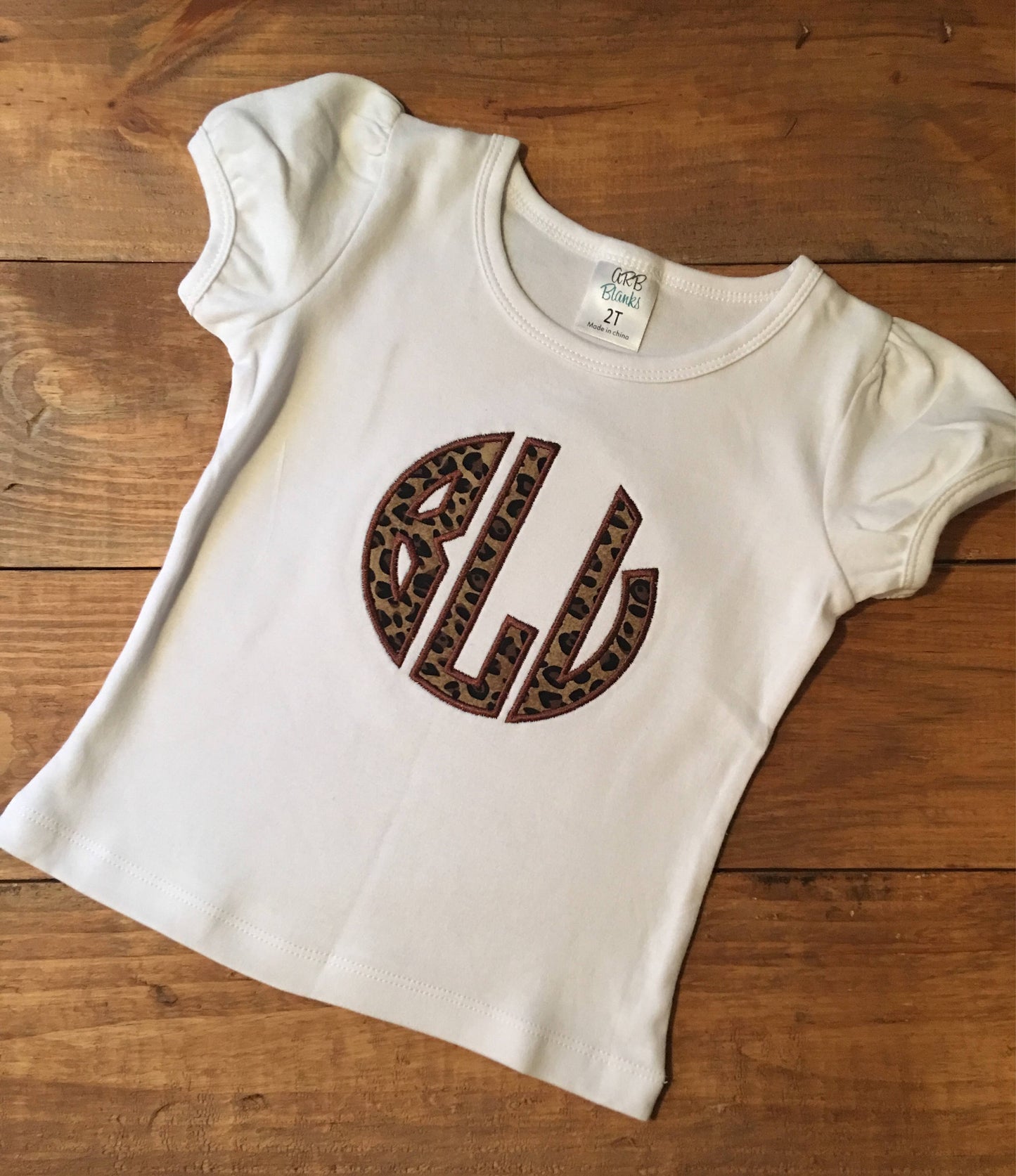 Girls circle monogram shirt, baby girls circle monogram shirt, girls leopard print monogrammed shirt