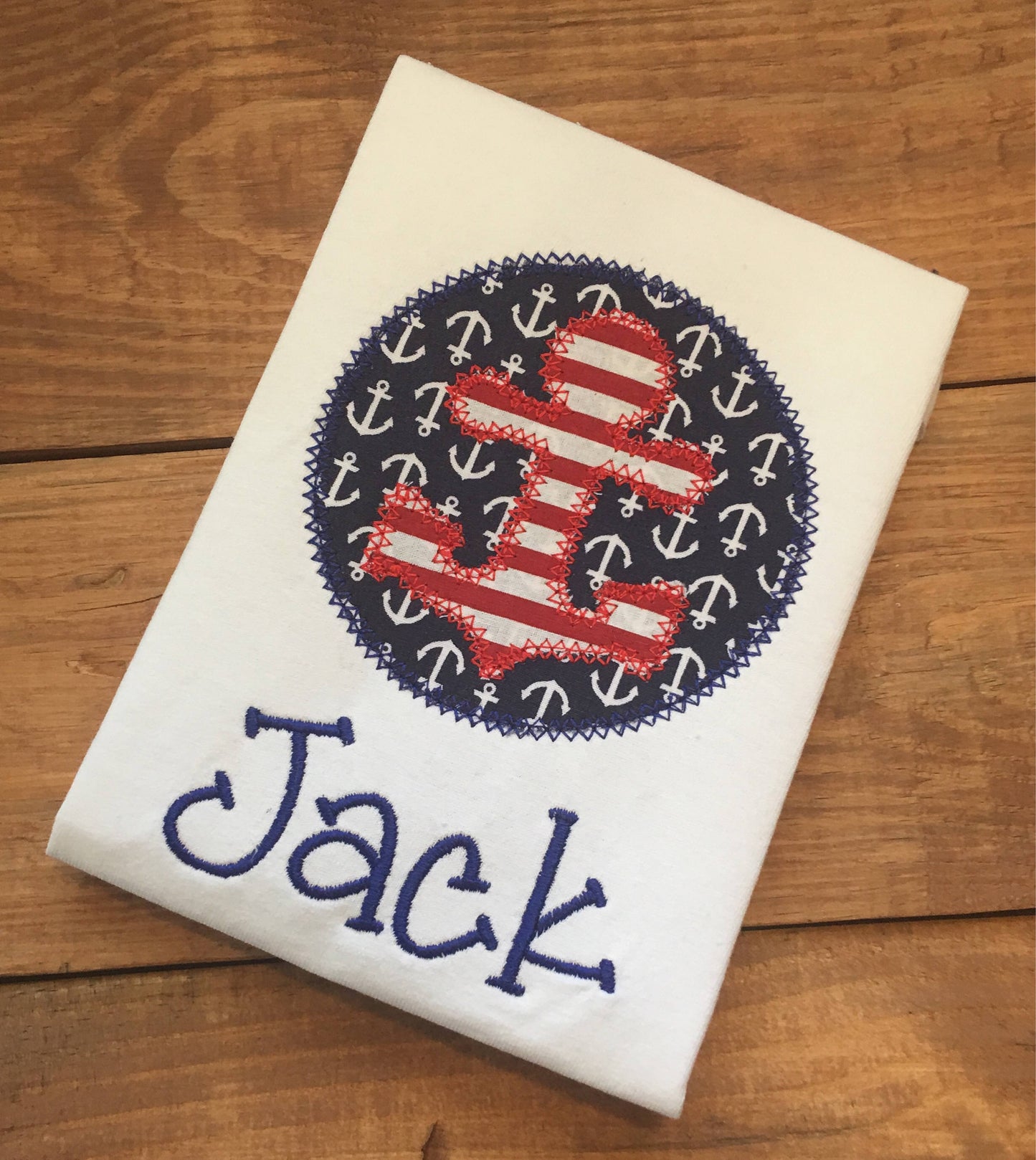 Boys nautical anchor Applique personalized name shirt, boys anchor shirt, boys summer shirt, boys beach shirt, boys vacation shirt