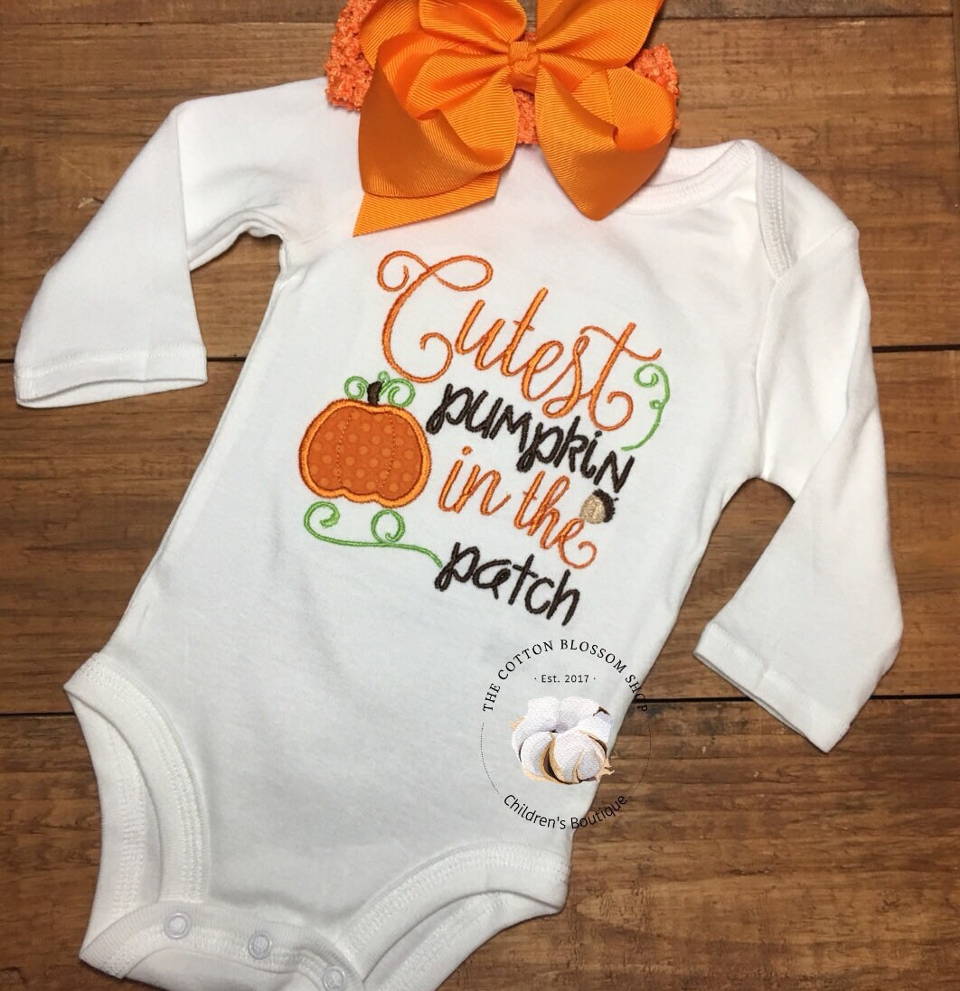 Cutest Pumpkin in the Patch shirt, thanksgiving shirt, pumpkin shirt, thanksgiving outfit, my 1st thanksgiving, halloween shirt