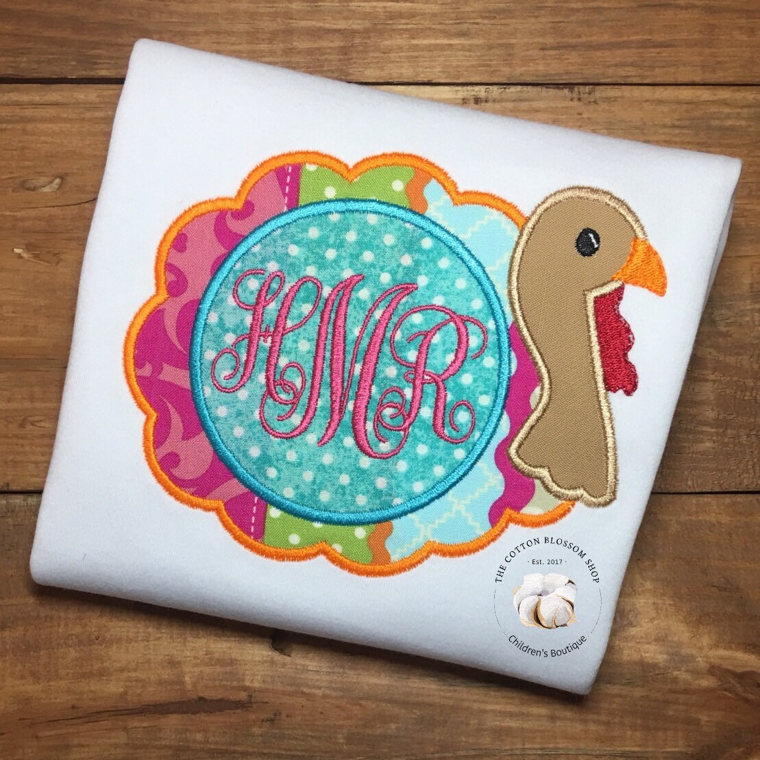 Girl's monogrammed Thanksgiving shirt, girls thanksgiving turkey shirt, monogrammed turkey shirt, thanksgiving outfit, my 1st thanksgiving