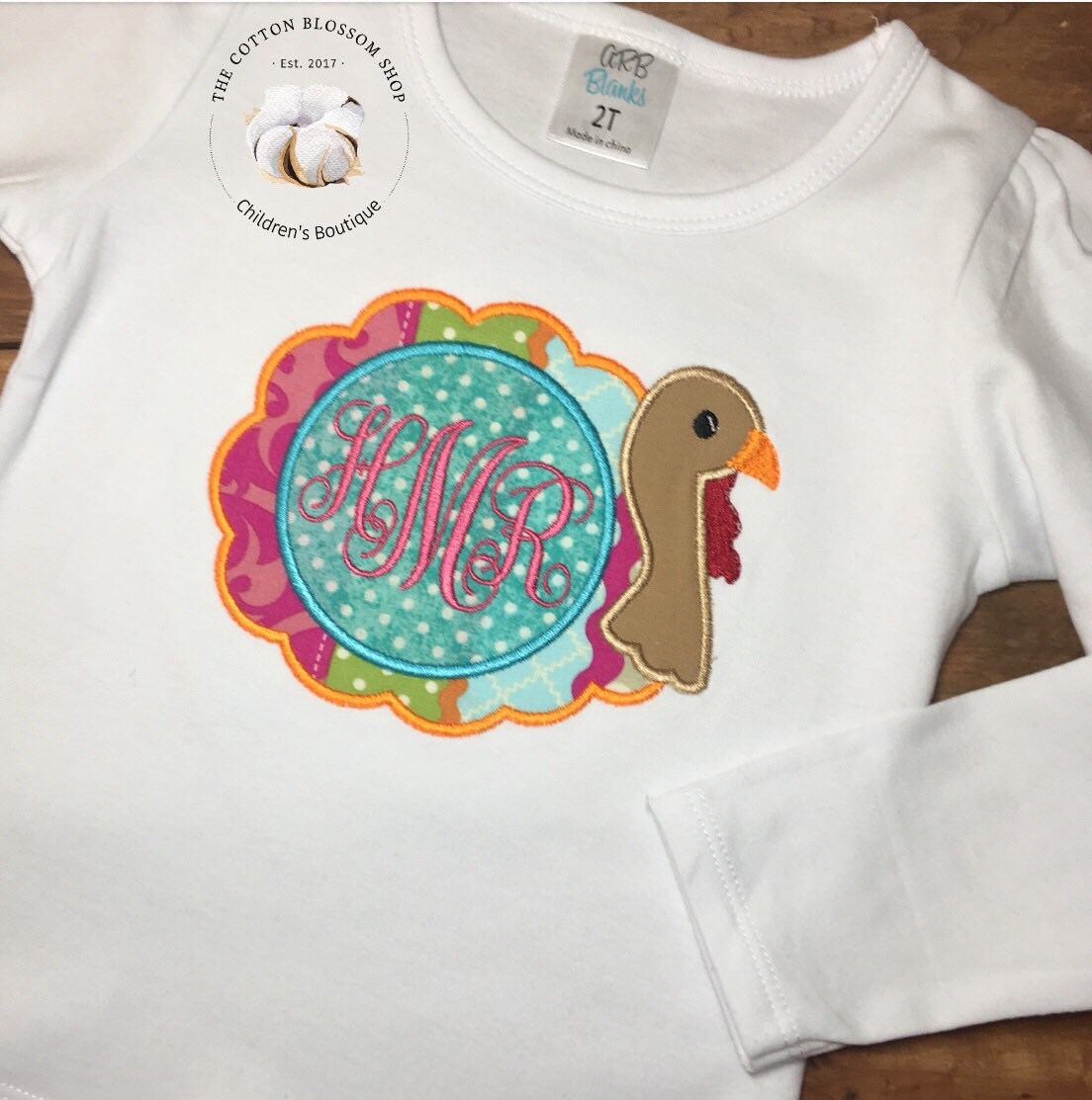 Girl's monogrammed Thanksgiving shirt, girls thanksgiving turkey shirt, monogrammed turkey shirt, thanksgiving outfit, my 1st thanksgiving