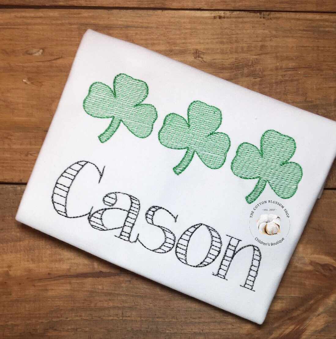 Brother and sister matching St Patricks Day shirts, sibling shirt set, matching st patricks appliqué shirts, brother sister matching clover