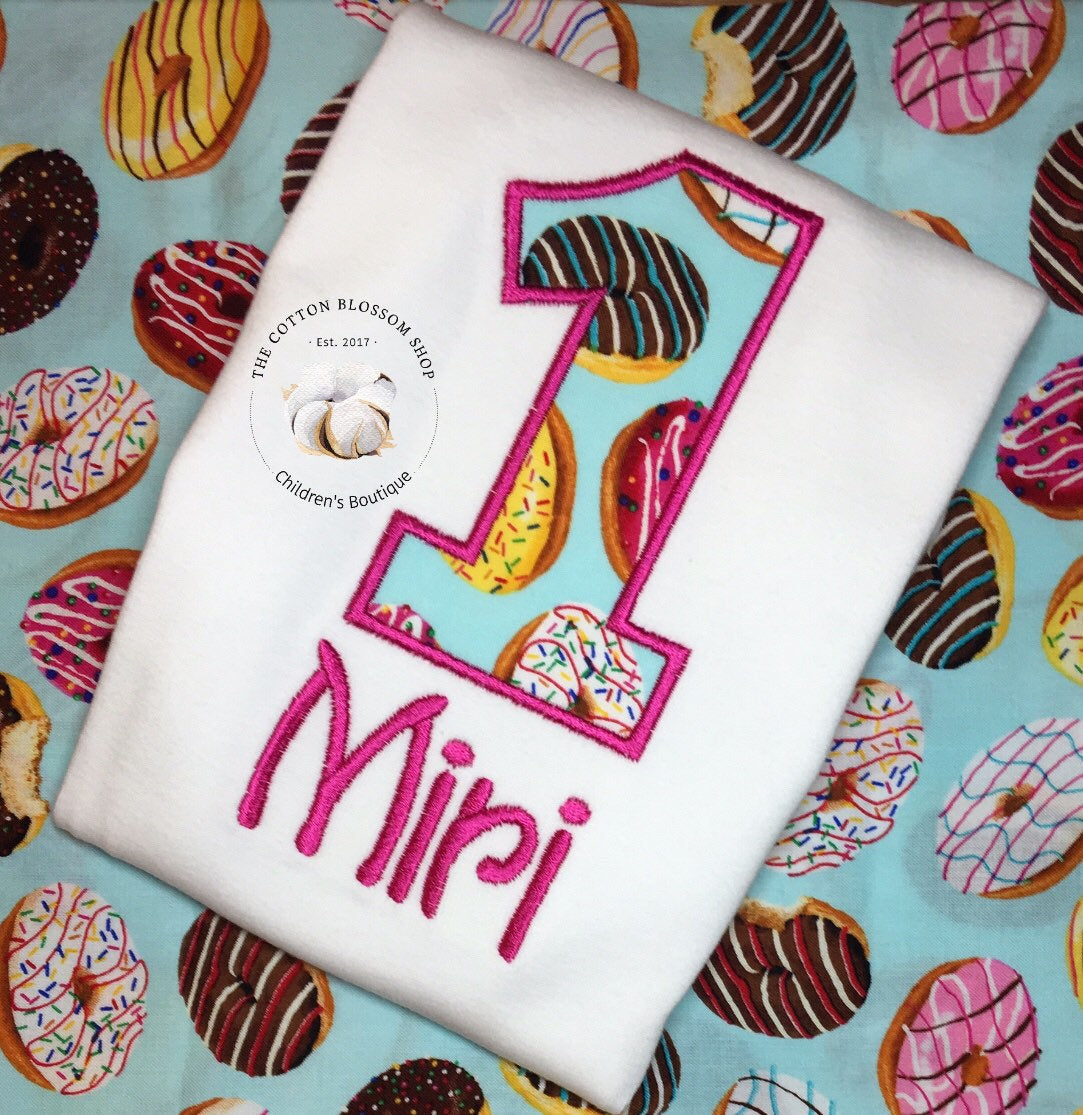 Donut birthday shirt, doughnut birthday shirt, Birthday donut shirt, donut birthday party shirt