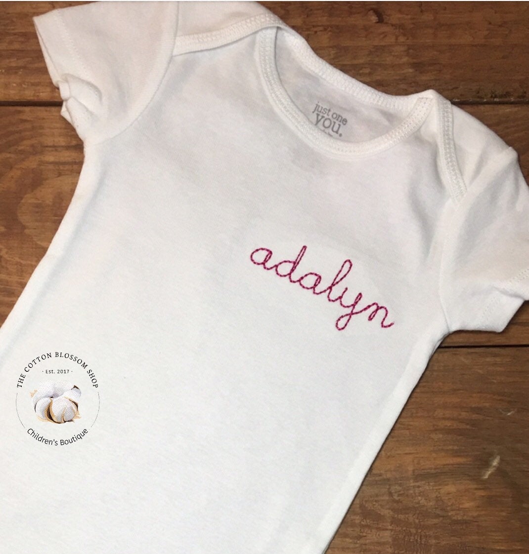 Baby girl coming home outfit, newborn coming home outfit, hospital outfit, monogrammed one piece bodysuit, girls name bodysuit