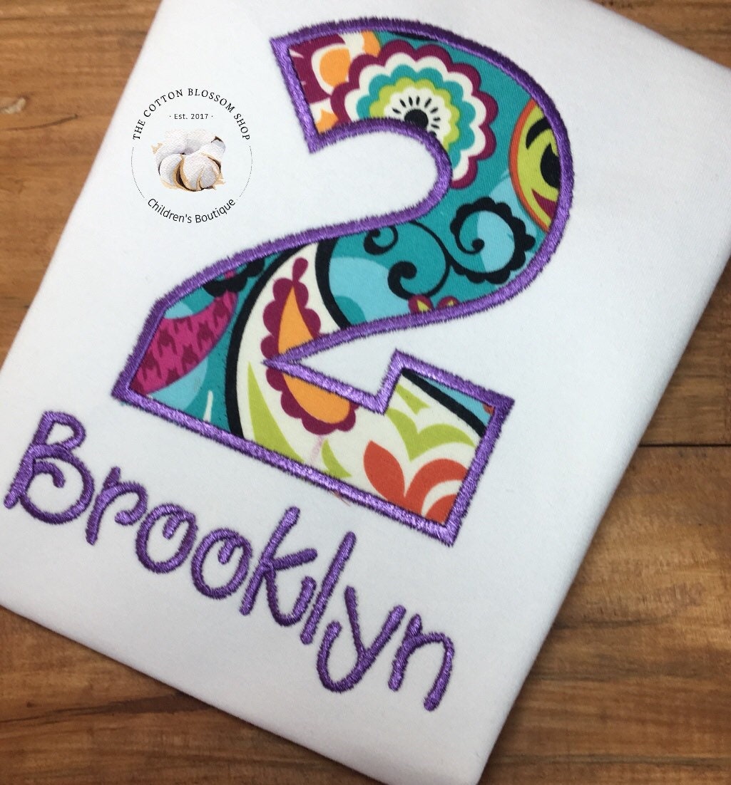 Purple birthday shirt, 2 year old birthday shirt, 2nd birthday shirt, teal and purple birthday shirt