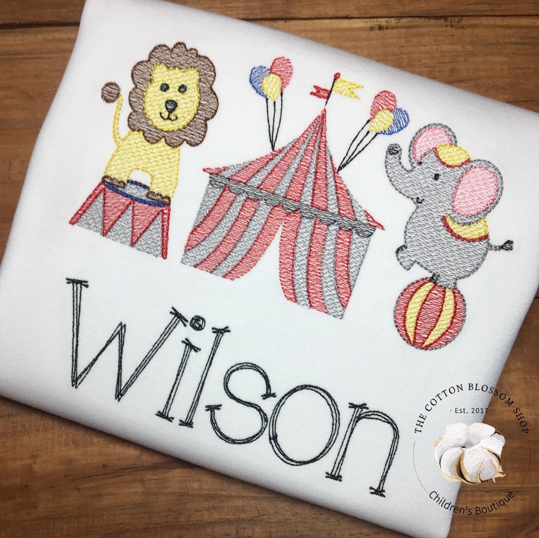 Boy's Sketch Circus Shirt - Going to the Circus shirt, personalized circus shirt, circus birthday shirt