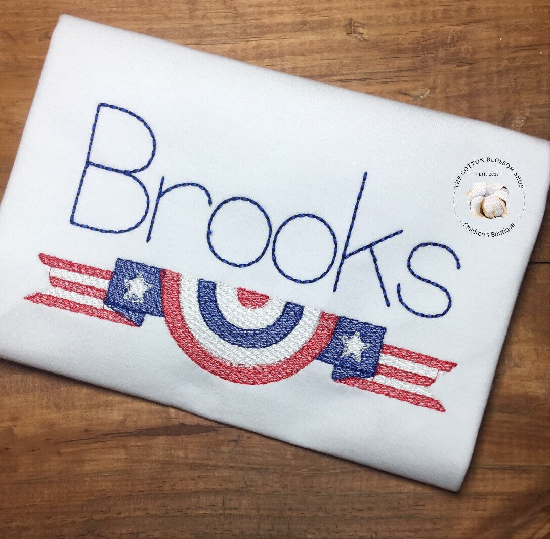 Brother and sister matching 4th of July shirts, sibling shirt set, matching patriotic appliqué shirts, brother sister matching 4th of july