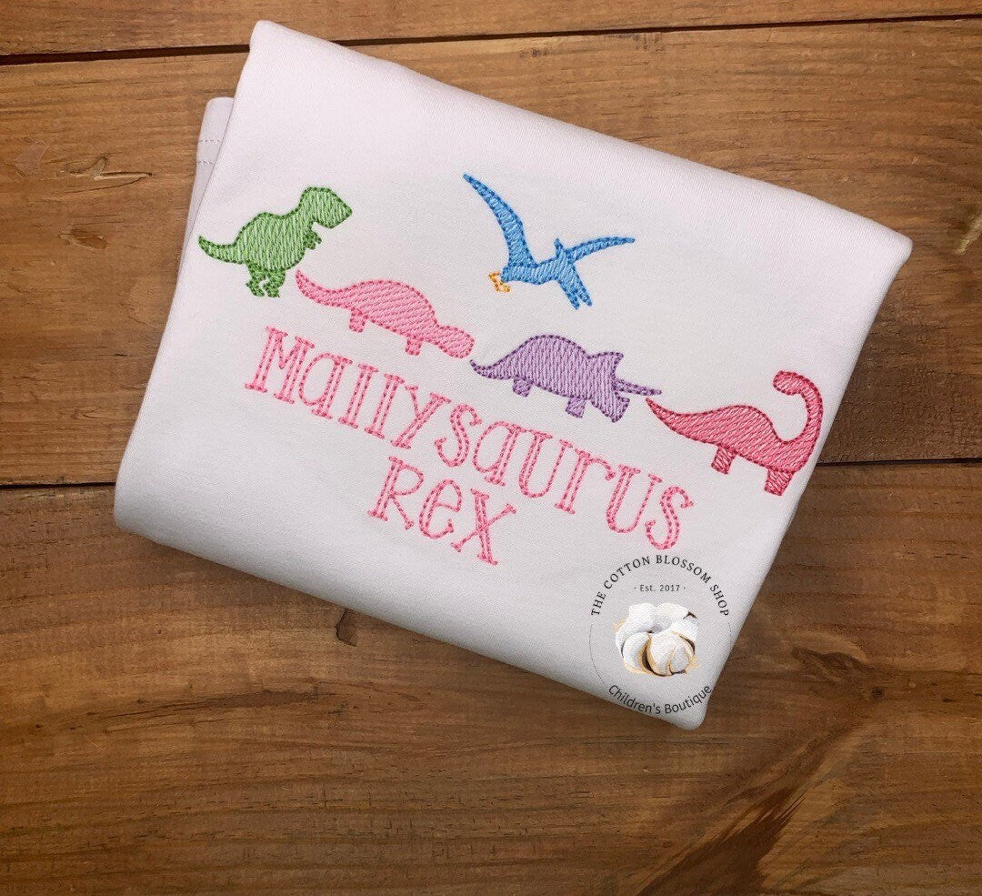 Girls Dinosaur birthday shirt, girls dinosaur shirt, birthday shirt