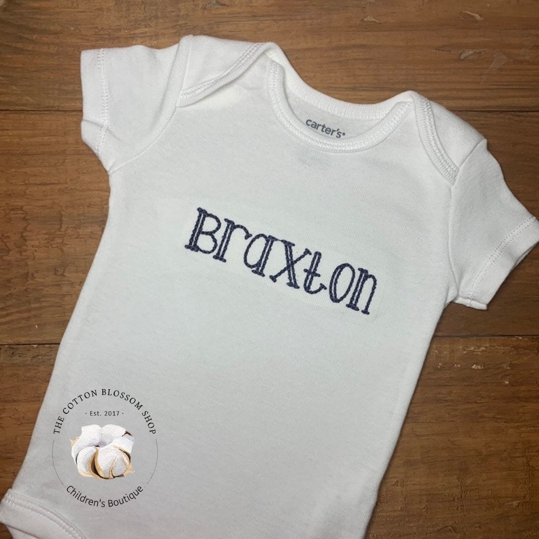 Baby boy coming home outfit, newborn coming home outfit, hospital outfit, monogrammed one piece bodysuit, boys