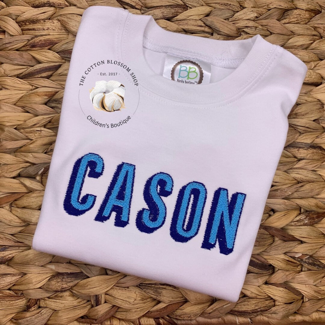 Brother and sister matching Back to School shirt set, sibling shirt set, monogrammed name shirts, matching first day of school shirt