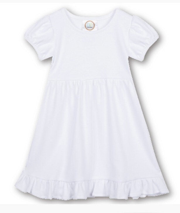 Girls Monogrammed football dress, cheerleader dress