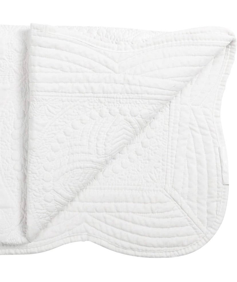Baby girls heirloom blanket quilt, monogrammed, embroidered