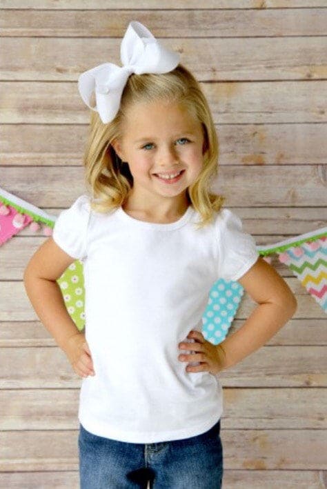 Personalized girls easter shirt, girls easter faux smock Shirt