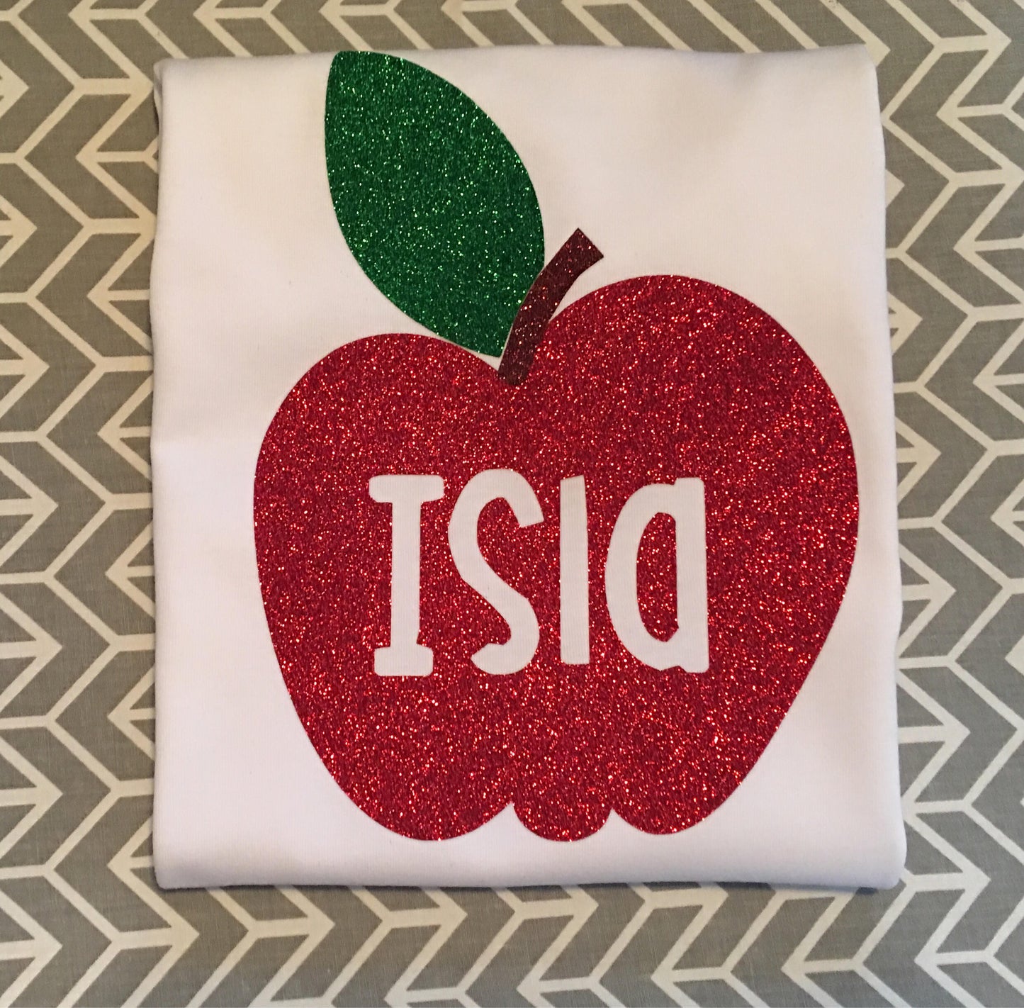 Back to school shirt, glitter apple shirt with monogram,back to School outfit, personalized apple shirt, back school glitter apple shirt