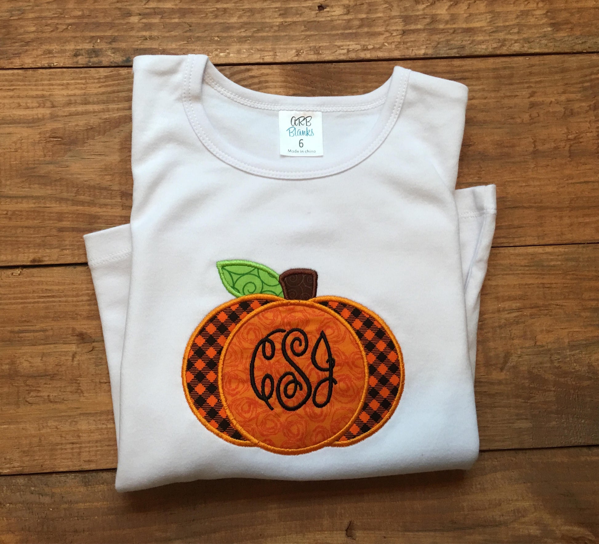 Girls monogrammed Pumpkin shirt, applique pumpkin monogram shirt, girls halloween shirt, toddler halloween shirt, monogrammed pumpkin shirt