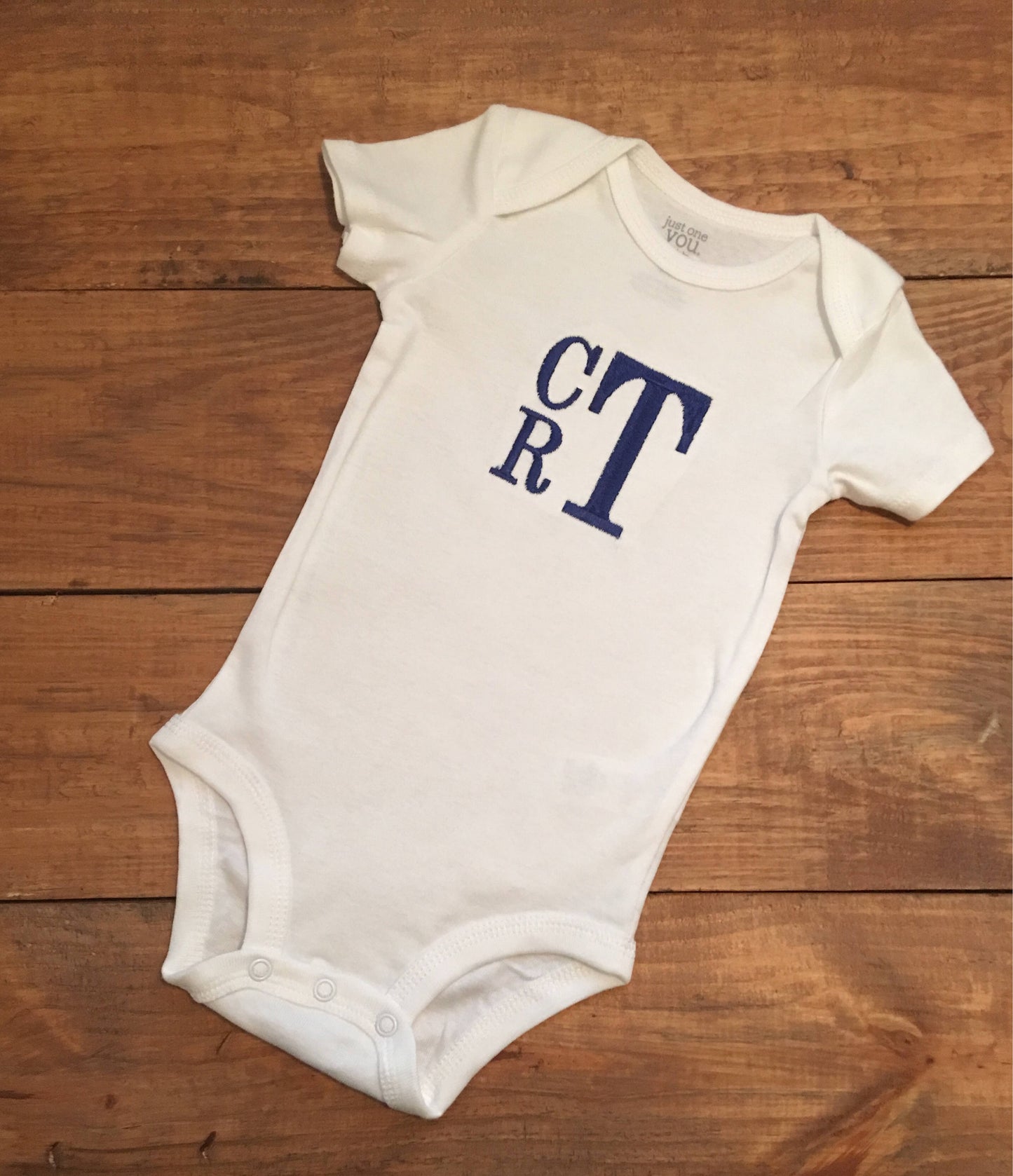 Baby boys stacked monogrammed bodysuit and burp set- boys monogrammed baby shower gift - boys monogrammed bodysuit - monogrammed burp cloth