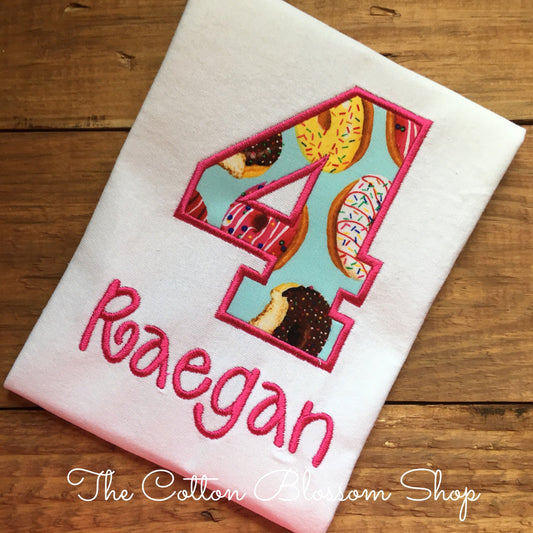 Donut birthday shirt, doughnut birthday shirt, Birthday donut shirt, donut birthday party shirt