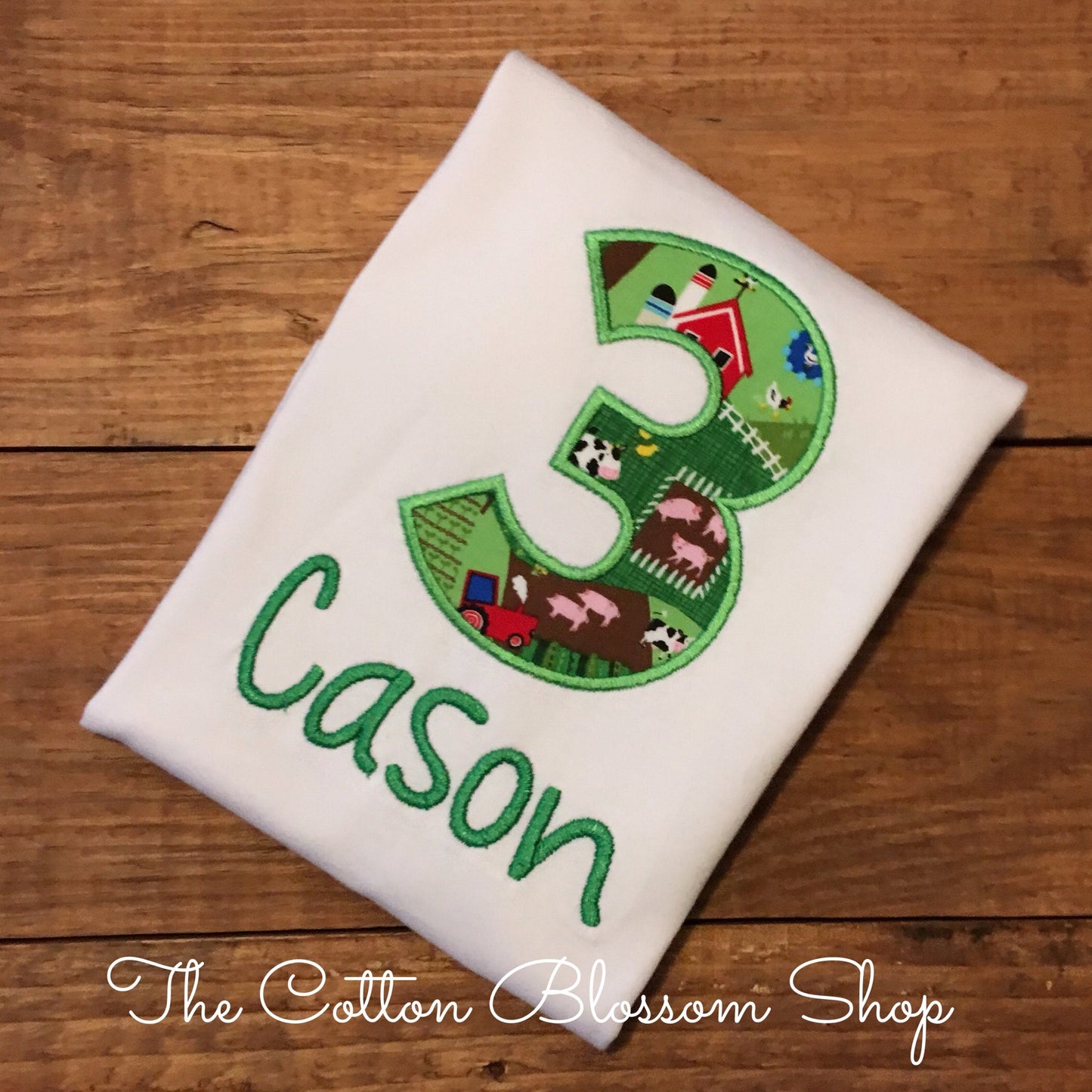 Boy's Farm birthday shirt, SHIPS FAST, farm birthday, barn birthday, tractor birthday, cow birthday, farm shirt, first birthday farm shirt