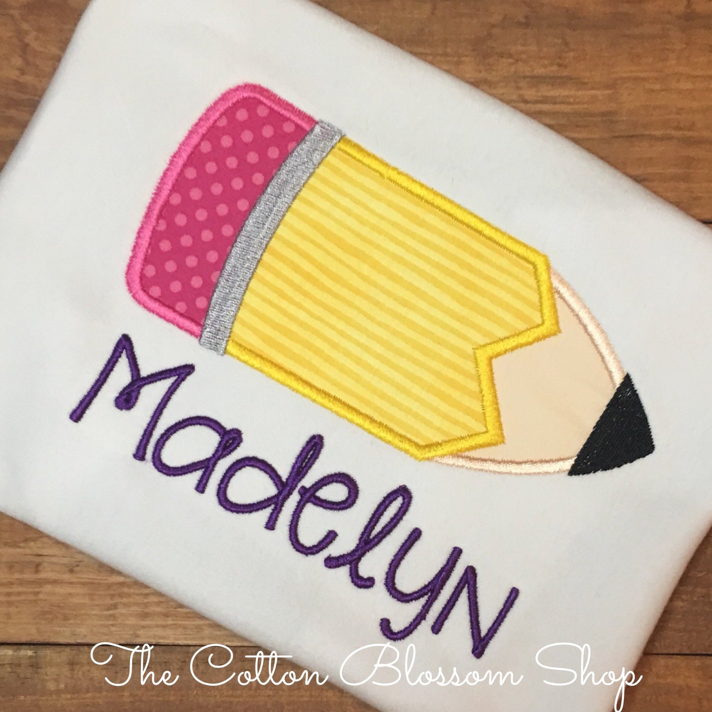 Back to school pencil shirt, Fast Shipping, personalized pencil applique shirt, back to School outfit, personalized school shirt,monogrammed