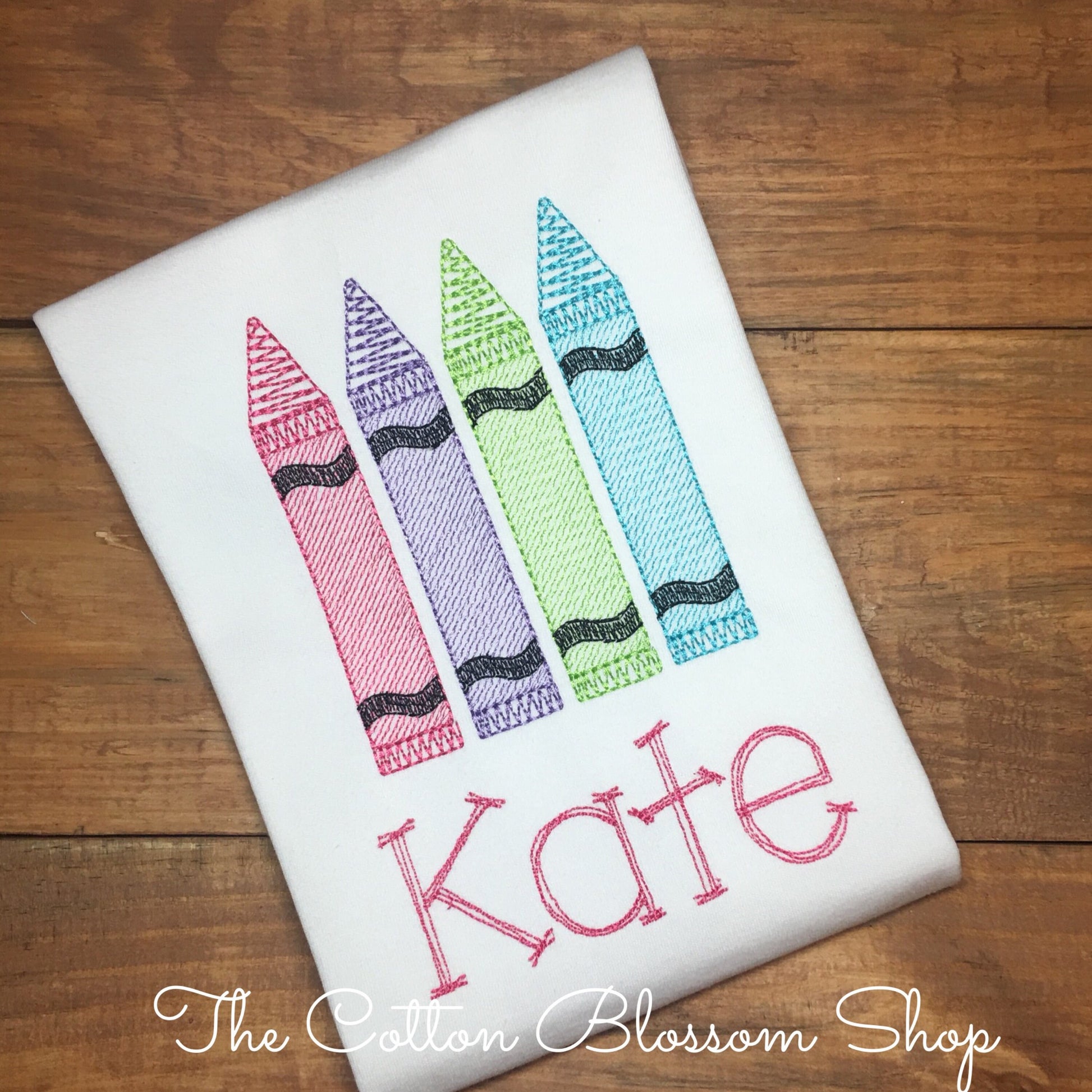 Girls Back to school shirt, Fast Shipping, personalized school crayon sketch design shirt, back to School outfit, monogrammed crayon shirt