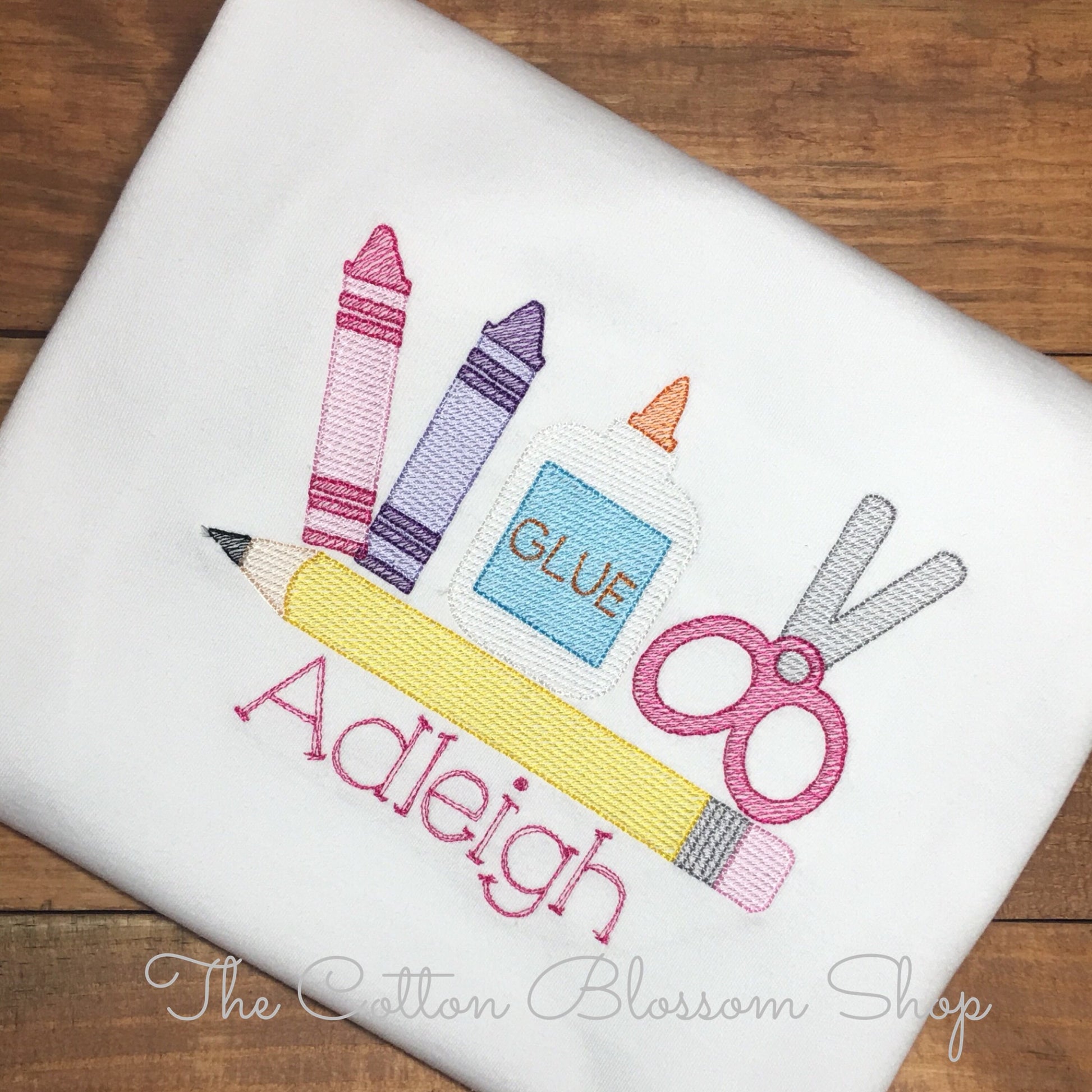 Monogrammed girls back to school shirt, Back to school monogrammed sketch design shirt, Fast Shipping, girls back to School