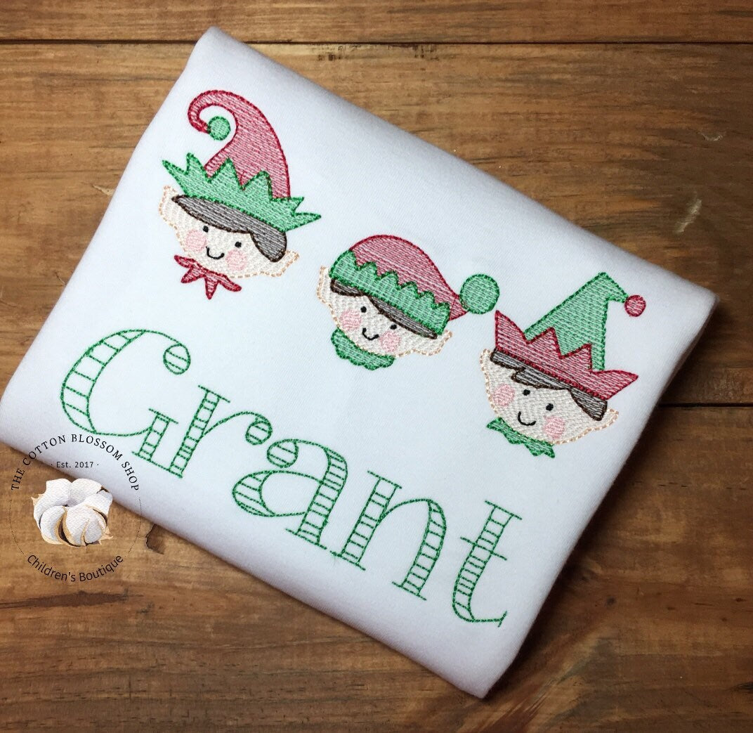 Boy's Christmas Elf Shirt