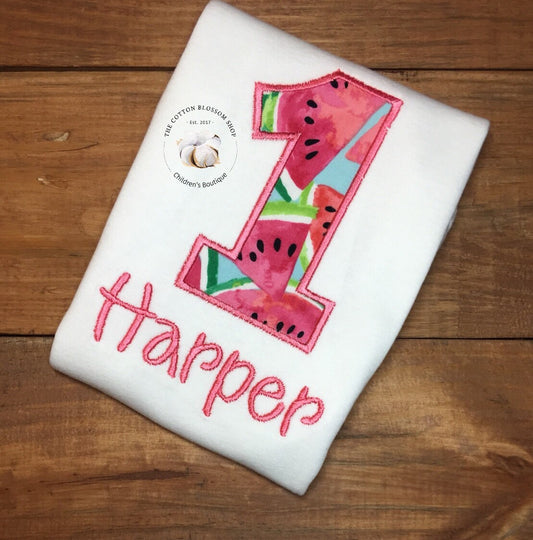 One in a Melon birthday shirt / Watermelon birthday shirt / watermelon birthday  / watermelon birthday party / watermelon first birthday