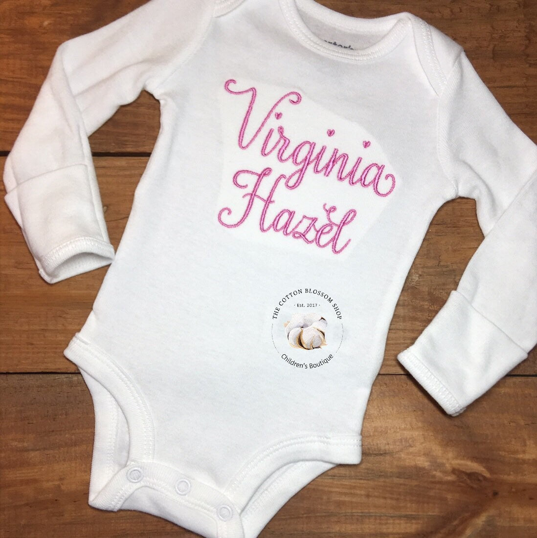 Newborn Baby girl coming home outfit, newborn coming home outfit, hospital outfit, monogrammed one piece bodysuit, girls personalized