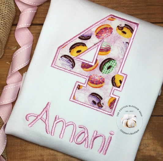 Donut birthday shirt, doughnut birthday shirt, Birthday donut shirt, donut birthday party shirt