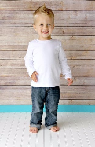 Boys Valentine's Day Dinosaur Sketch Shirt