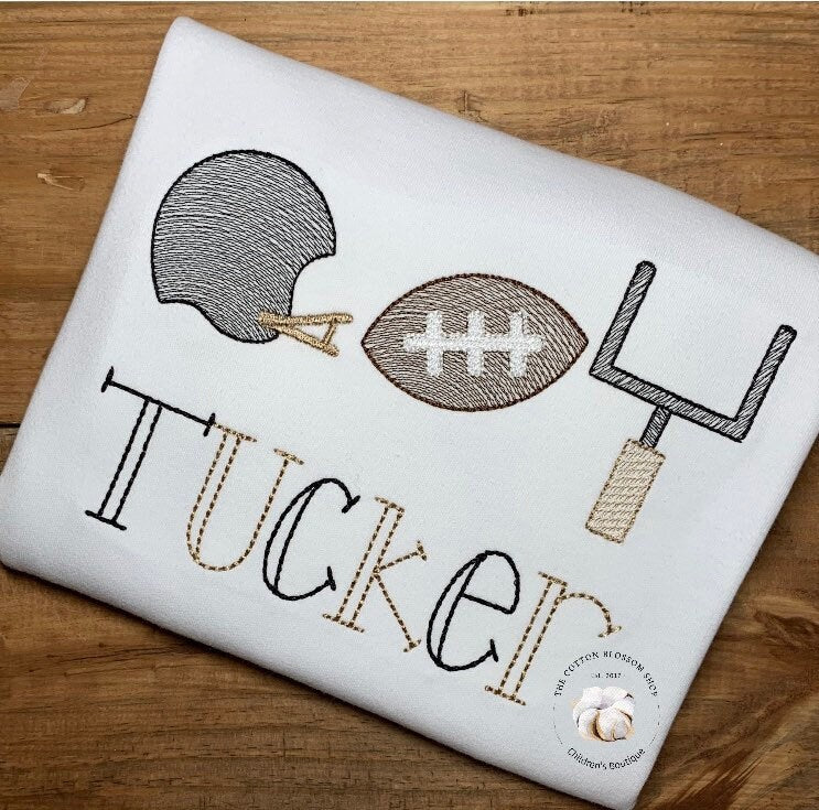 Boys fall football shirt, boys fall shirt, boys monogrammed football shirt, blavk and gold football shirt