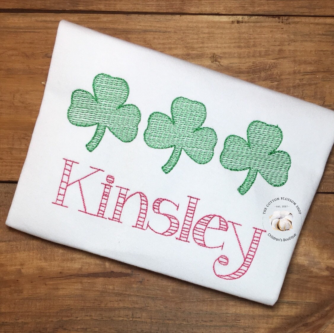 Girls St. Patrick's Day Shirt, Personalized St. Patrick's Day Shirt, Girls St. Patrick's Day shirt, Monogrammed St. Patrick's Day Shirt