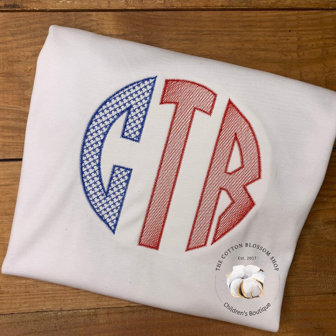 Brother and sister matching 4th of July shirts, sibling shirt set, matching patriotic appliqué shirts, brother sister matching 4th of july