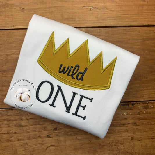 Boys Wild One Birthday Shirt