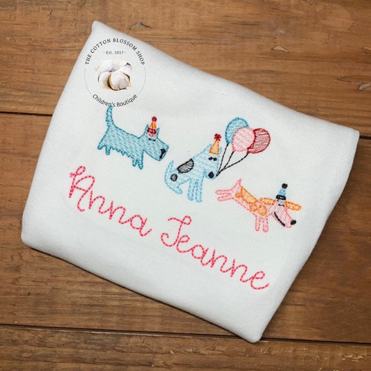 puppy birthday shirt, girls puppy birthday shirt, girls birthday shirt, fifth birthday puppy shirt, dog birthday shirt, pink